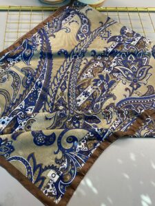 İnci Gecesi Desen Pamuk İpek Şal-10004-KAHVE