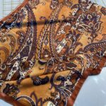 İnci Gecesi Desen Pamuk İpek Şal-10004-TARÇIN