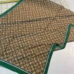 Yaldızlı Gucci Desen Pamuk Şal-110000-Yeşil