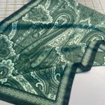 SAHRA DESEN PAMUK İPEK ŞAL-10005-YEŞİL