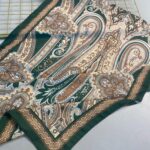 SAHRA DESEN PAMUK İPEK ŞAL-10005- ZÜMRÜT YEŞİL