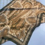 SAHRA DESEN PAMUK İPEK ŞAL-10005-HARDAL