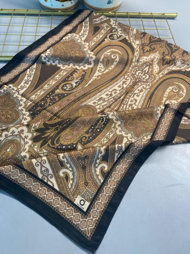 SAHRA DESEN PAMUK İPEK ŞAL-10005-TÜTSÜ YEŞİLİ