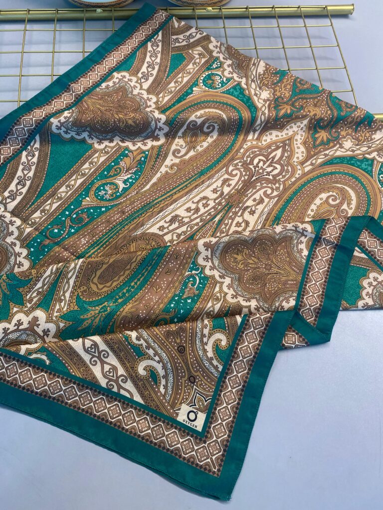 SAHRA DESEN PAMUK İPEK ŞAL-10005-BENETTON