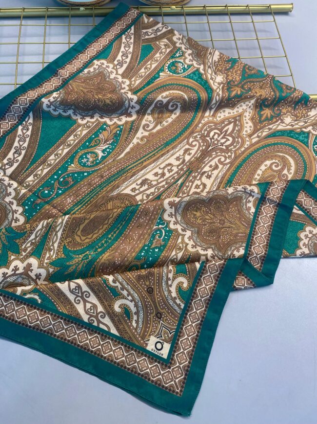 SAHRA DESEN PAMUK İPEK ŞAL-10005-BENETTON