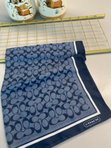 COACH DESEN PAMUK İPEK ŞAL-10006-LACİVERT