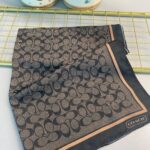 COACH DESEN PAMUK İPEK ŞAL-10006-SİYAH