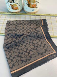 COACH DESEN PAMUK İPEK ŞAL-10006-SİYAH