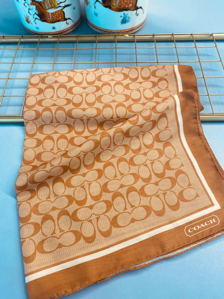 COACH DESEN PAMUK İPEK ŞAL-10006-HARDAL