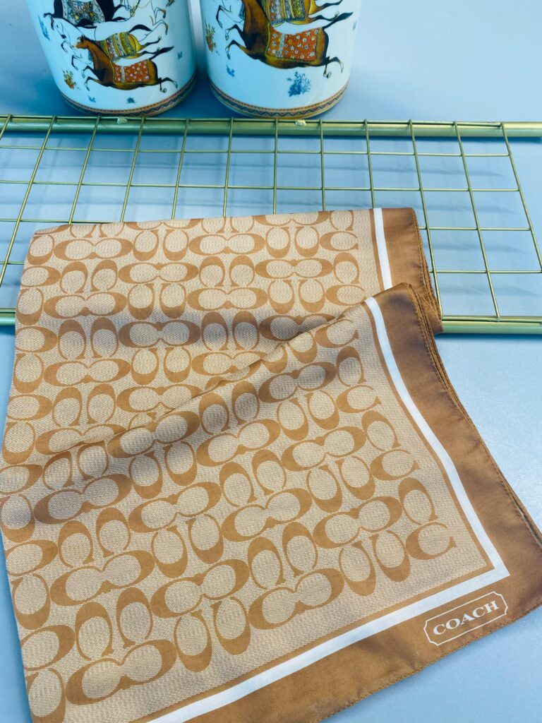 COACH DESEN PAMUK İPEK ŞAL-10006-TARÇIN