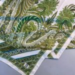 Etro Desen New Pamuk Soft Şal 23012-Yeşil