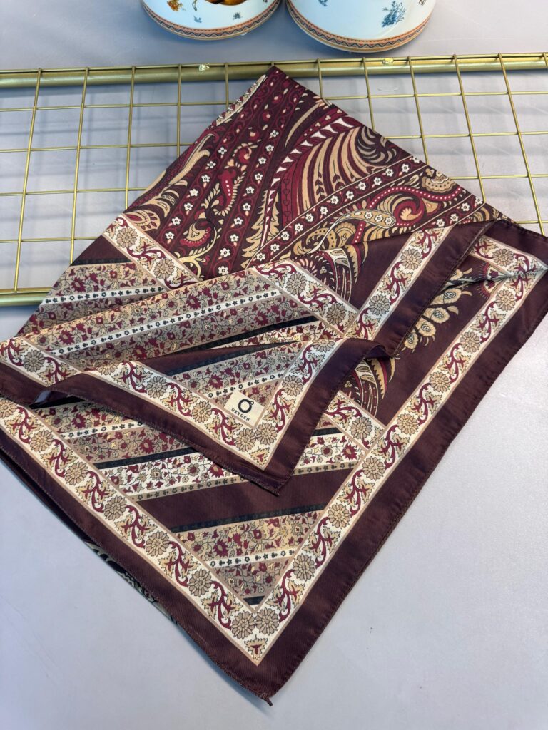 Etro Desen New Pamuk Soft Şal 23012-Acıkahve
