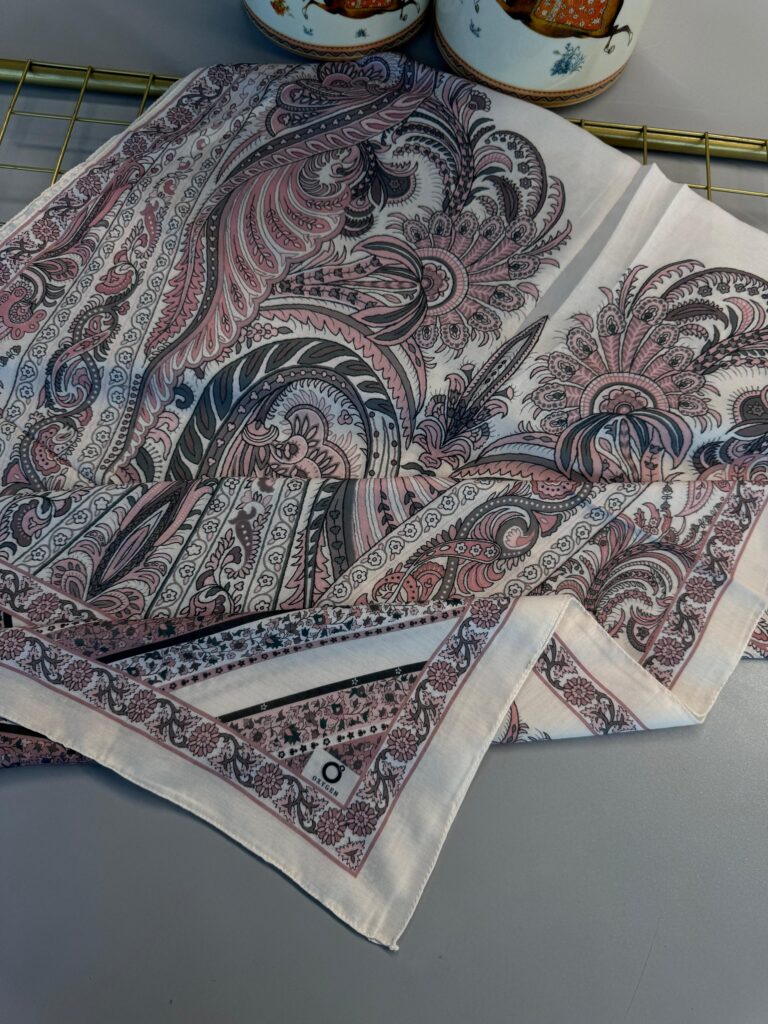 Etro Desen New Pamuk Soft Şal 23012-Şeker Pembe