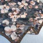 Wild Rose Pamuk ipek Şal-10007-Somon