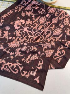 Lilyum Desen Pamuk İpek Şal-10008-Kahve