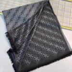 Guess Desen Kendinden Dokulu Desenli İtalyan Şal-10011-Antrasit