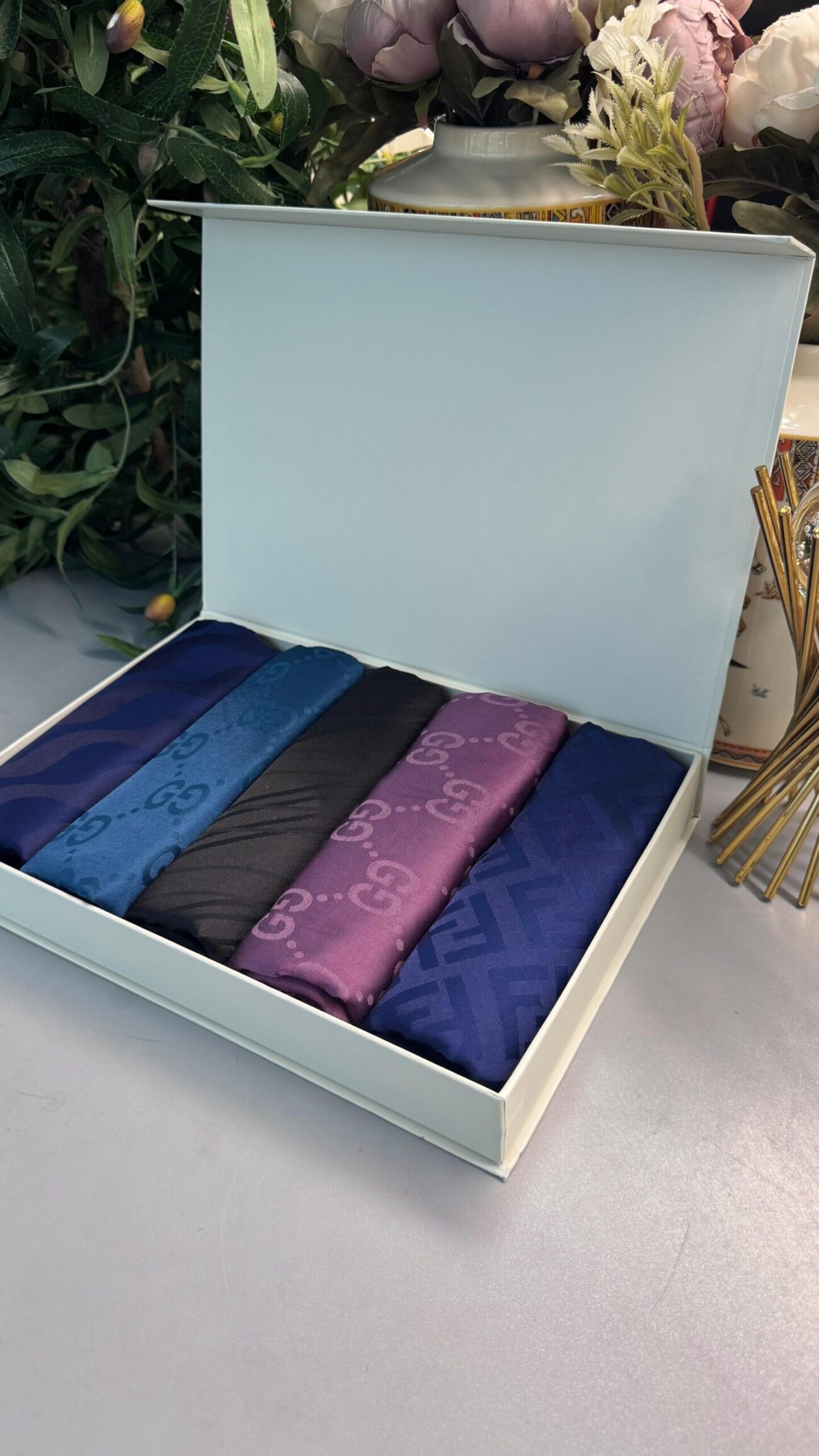 Royal Kutu Özel 5'li Jakarlı Set