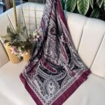 Etro Pamuk İpek Şal -987654-Vişne