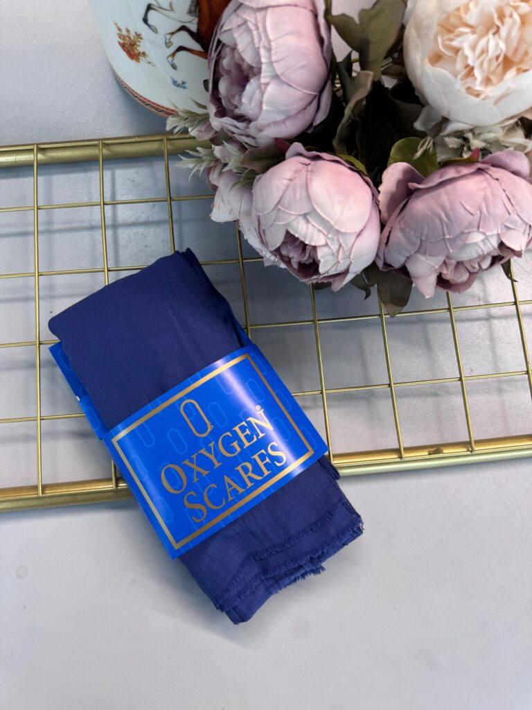 Oxygen His Serisi Pamuk Şal -Gök Mavisi