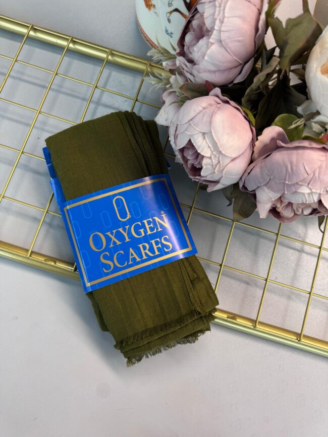 Oxygen His Serisi Pamuk Şal -Asker yeşili