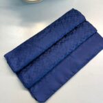 Puzzle Desen Pamuk İpeksi Jakar Şal-53354-Lacivert