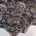 Etno Noir Naturel Pamuk Şal-202452-Kahve