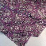 Etno Noir Naturel Pamuk Şal-202452-Eflatun