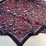 Leopare Desen Pamuk İpek Şal-6202761-Erik çürüğü