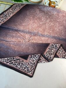 TINY LEOPAR PAMUK DESEN ŞAL-6202616-MÜRDÜM