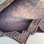 TINY LEOPAR PAMUK DESEN ŞAL-6202616-LATTE