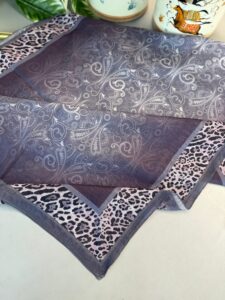 TINY LEOPAR PAMUK DESEN ŞAL-6202616-EFLATUN