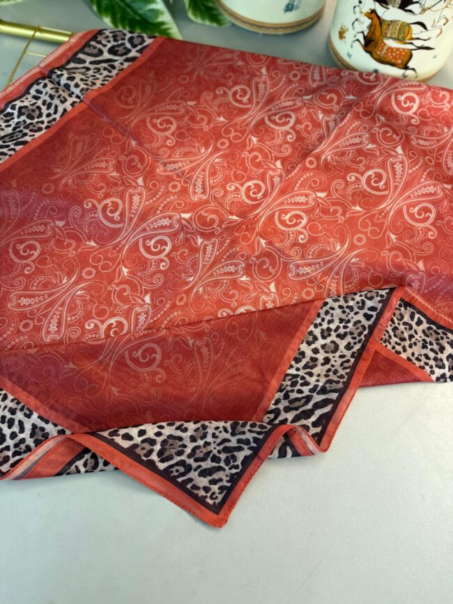 TINY LEOPAR PAMUK DESEN ŞAL-6202616-SOMON