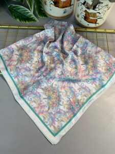 Mimoza Desen Vual İpek Eşarp-6203408-Mİnt