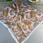 Mimoza Desen Vual İpek Eşarp-6203408-Lila