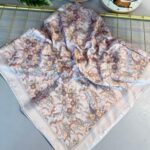 Mimoza Desen Vual İpek Eşarp-6203408-Pembe İnci