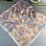 Mimoza Desen Vual İpek Eşarp-6203408-Pastel Gül