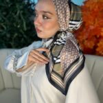 Burberry Vual İpek Eşarp-6203162-Haki