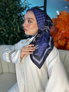 Burberry Vual İpek Eşarp-6203162-Saks