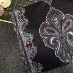 Bohem Ruh Pamuk Şal-678456- Füme