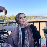 Leopar Detaylı Pamuk İpek Şal-456654-Mocha