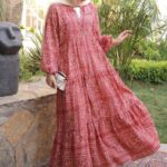 Viyana Elbise-1209-Kiremit