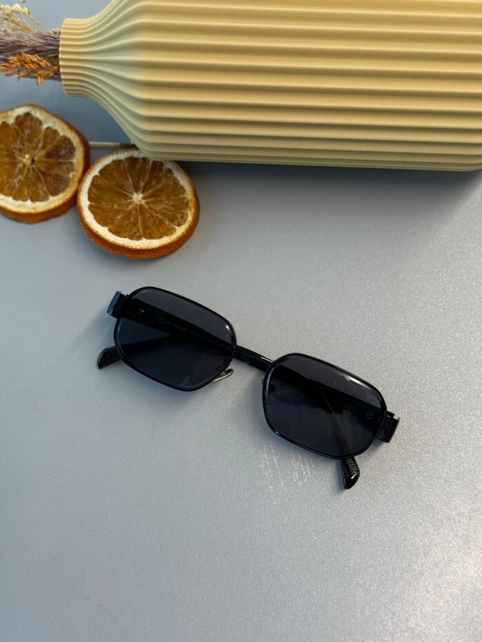 Celine Triomphe Metal Square Güneş Gözlüğü - Black