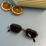 Celine Triomphe Metal Square Güneş Gözlüğü - Kahve