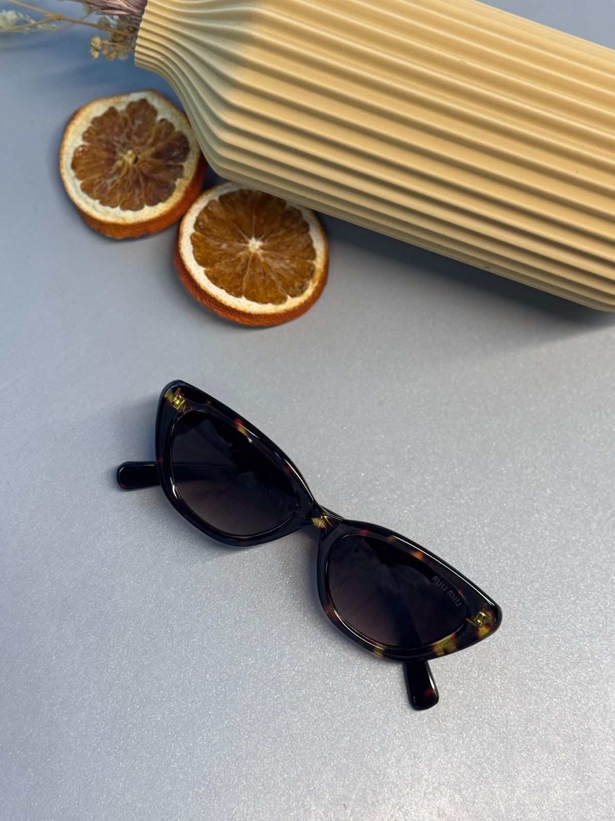 Miu Miu Cat-Eye Güneş Gözlüğü -  Kaplumbağa Kabuğu