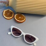 Miu Miu Cat-Eye Güneş Gözlüğü - Beyaz Pembe degrade