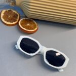 Gucci 5806 Hexagonal Güneş Gözlüğü- Beyaz