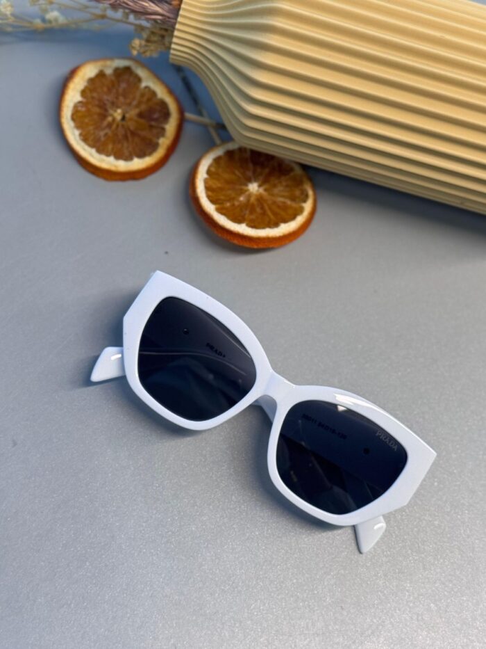 Prada Kate Spade Çerçeve Güneş Gözlüğü -  Beyaz