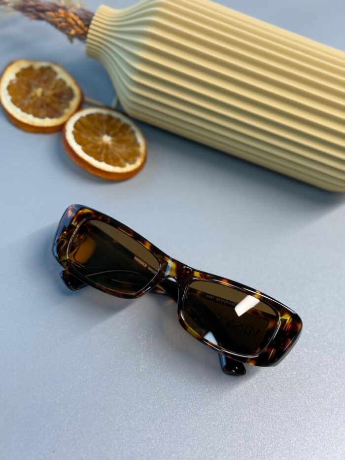 Versace VE2284 Dikdörtgen Güneş Gözlüğü-  Kaplumbağa kabuğu