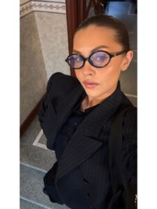 Mıu Mıu İthal Oval Güneş Gözlüğü - Şeffaf