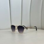 Mıu Mıu Metal Çerçeve Güneş Gözlüğü - Siyah